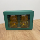 Maci üvegekhez fa és kartonos díszdobozok kaphatók